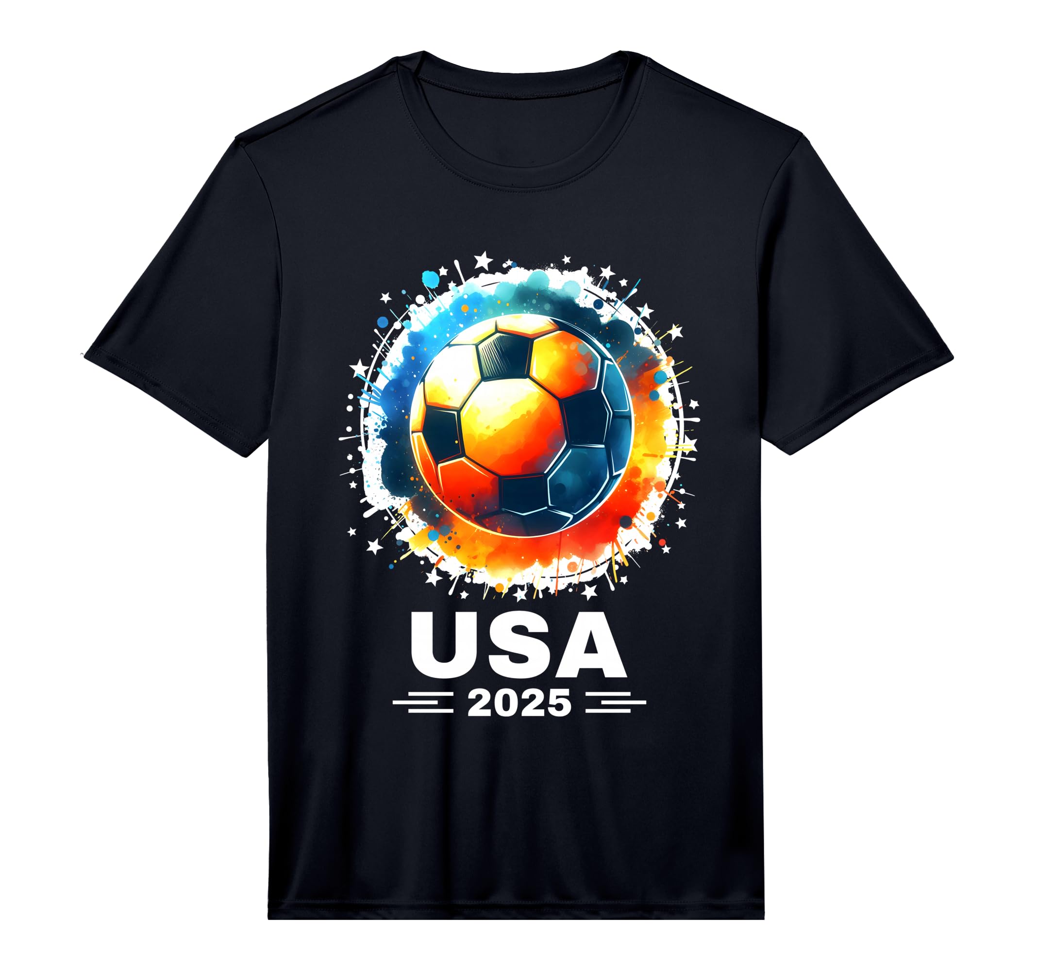 2025 Soccer Soccer 2025 Soccer T-Shirt - Custom Art Print Unisex