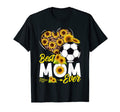 Sunflower Soccer Mom Mama Mommy Sport T-Shirt - Graphic Print for Adults