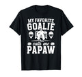 Proud Hockey Goalie Papaw Ice T-Shirt - Casual Everyday Wear for Adults