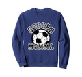 Soccer Ball Distressed Trending Sweatshirt - Streetwear Style Men Women