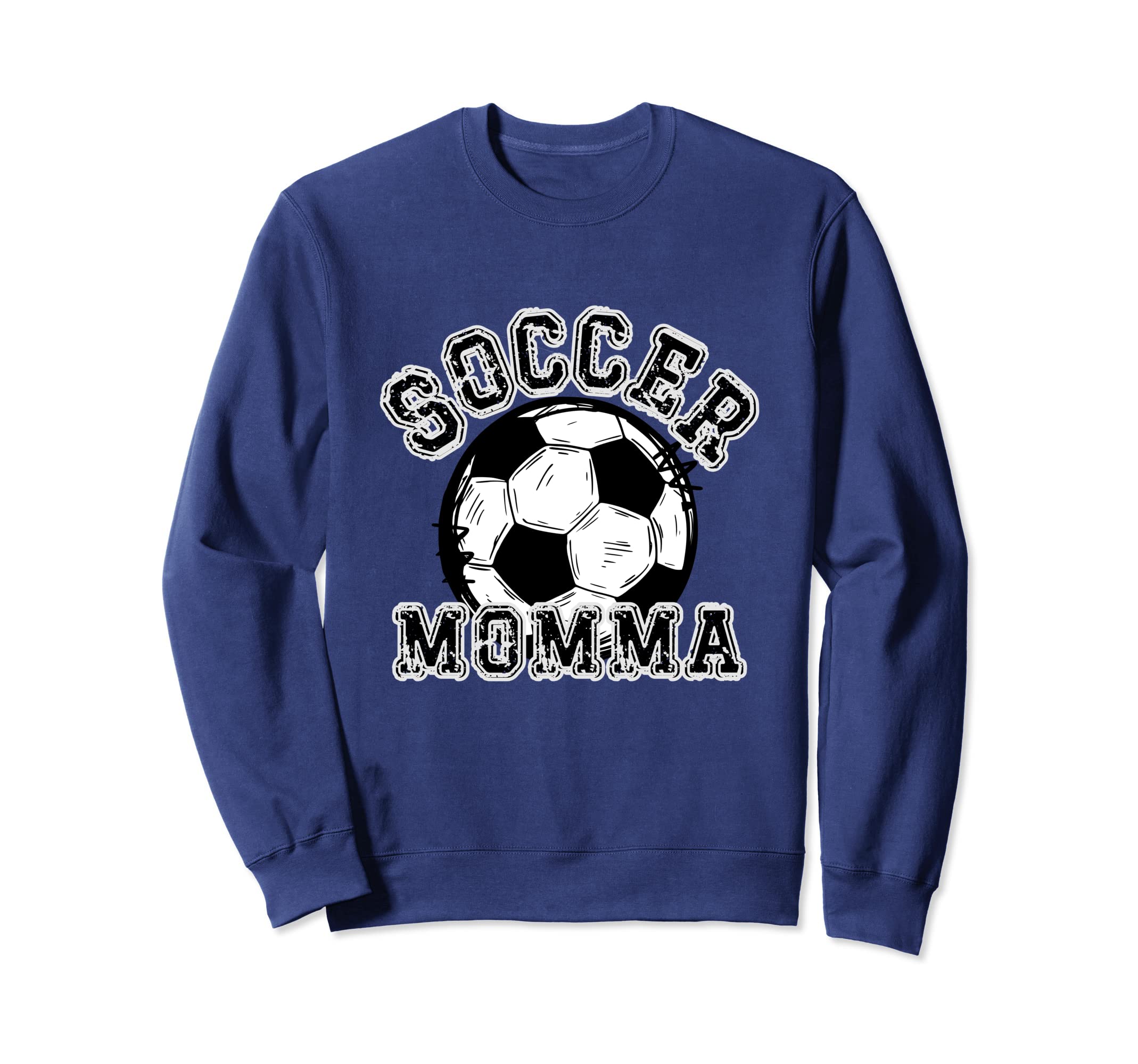 Soccer Ball Distressed Trending Sweatshirt - Streetwear Style Men Women
