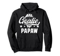 Ice Hockey Goalie Papaw Ice Hockey Hoodie - Unique Graphic Men Women