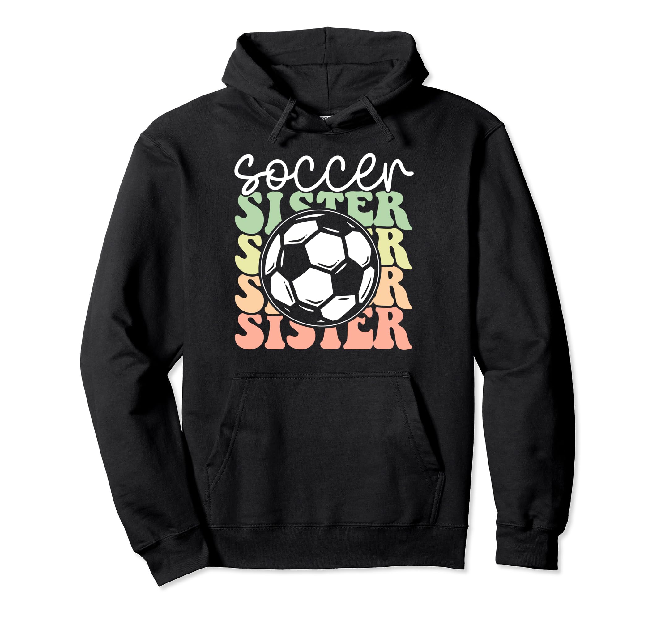 Soccer Sister Sports Lover Player Hoodie - Casual Everyday Wear Unisex
