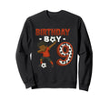 Dabbing 9 Year Old Soccer Player Sweatshirt - Trendy Graphic Unisex
