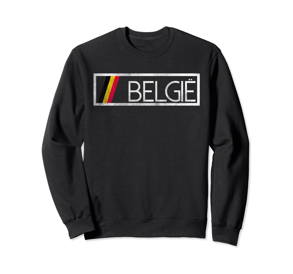 Belgium Flag Pride Belgian Soccer Sweatshirt - Streetwear Style Men Women