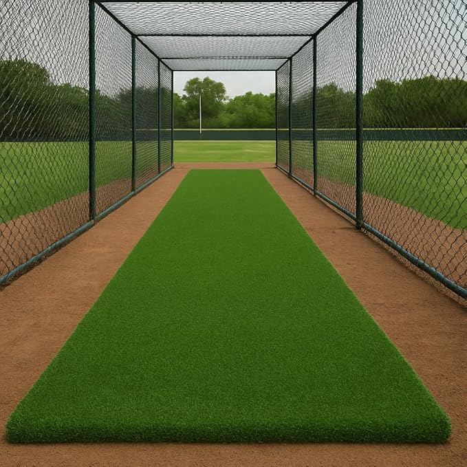 Ottomanson Artificial Turf Golf Hitting Mat 3' x 11' Indoor/Outdoor Waterproof Synthetic Fake Grass for Putting Practice Baseball Football Sports Gym Backyard, Custom Size 2' up to 30'