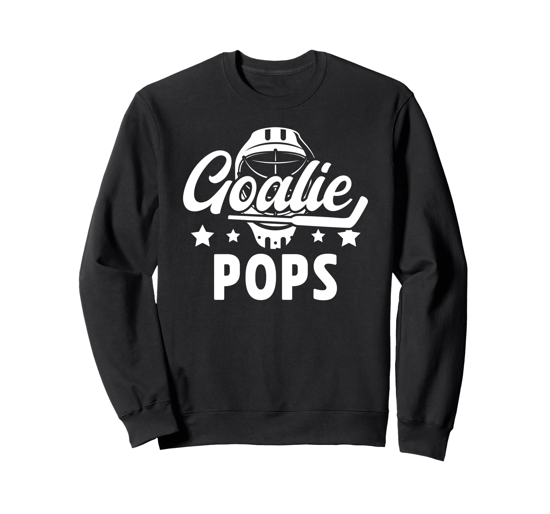 Ice Hockey Goalie Pops Ice Hockey Sweatshirt - Trendy Graphic for Adults