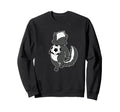 Soccer Animal Ball Fan Football Sweatshirt - Minimalist Print Men Women