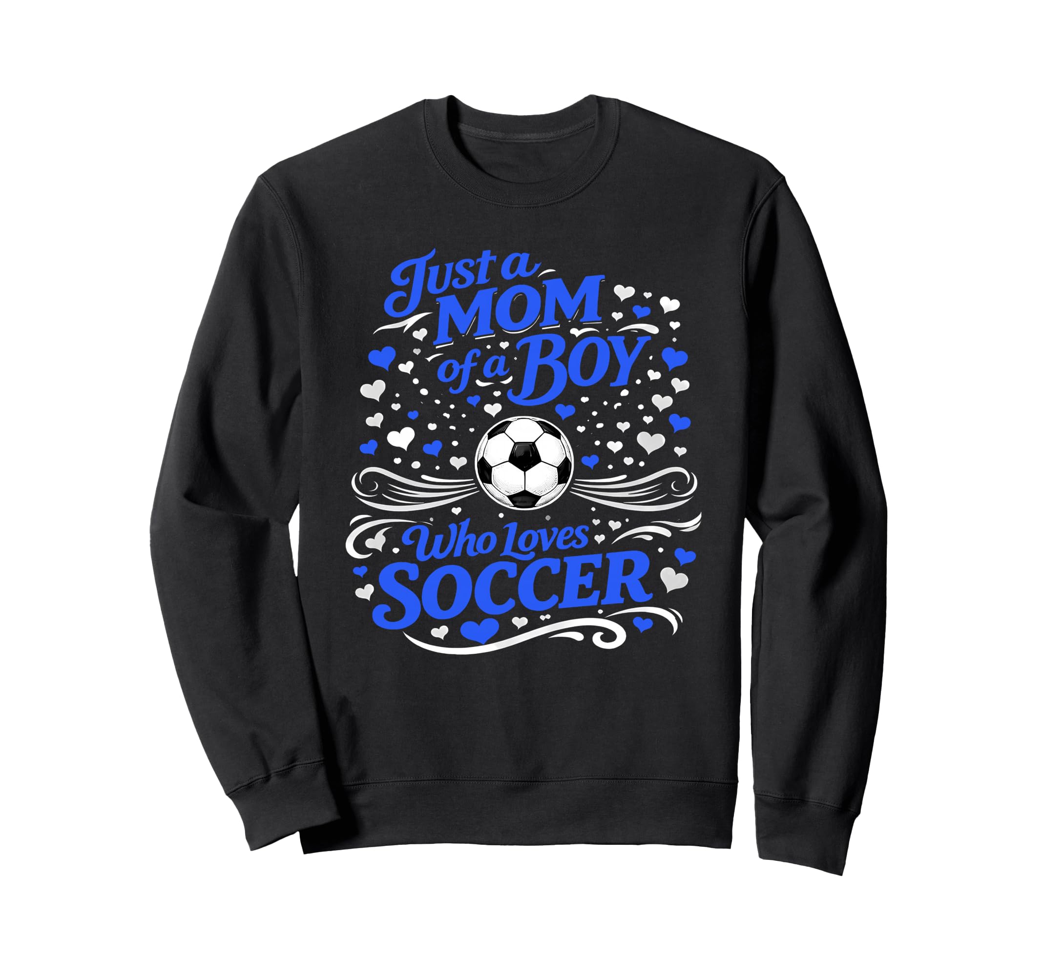 Soccer Mother Just Mom Who Loves Sweatshirt - Aesthetic Graphic Men Women