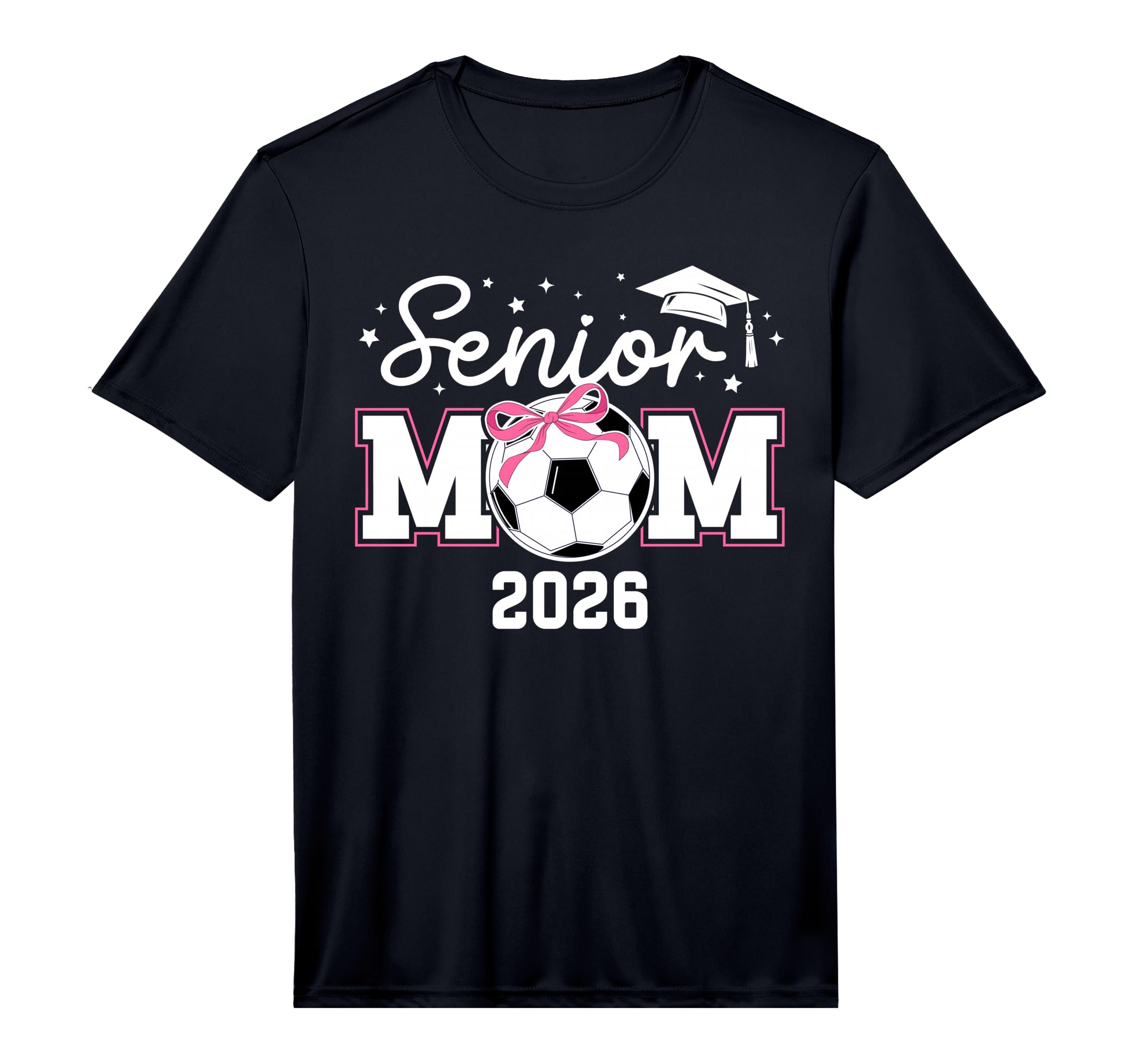 Mens Soccer Senior Mom Senior Soccer T-Shirt - Custom Art Print Unisex