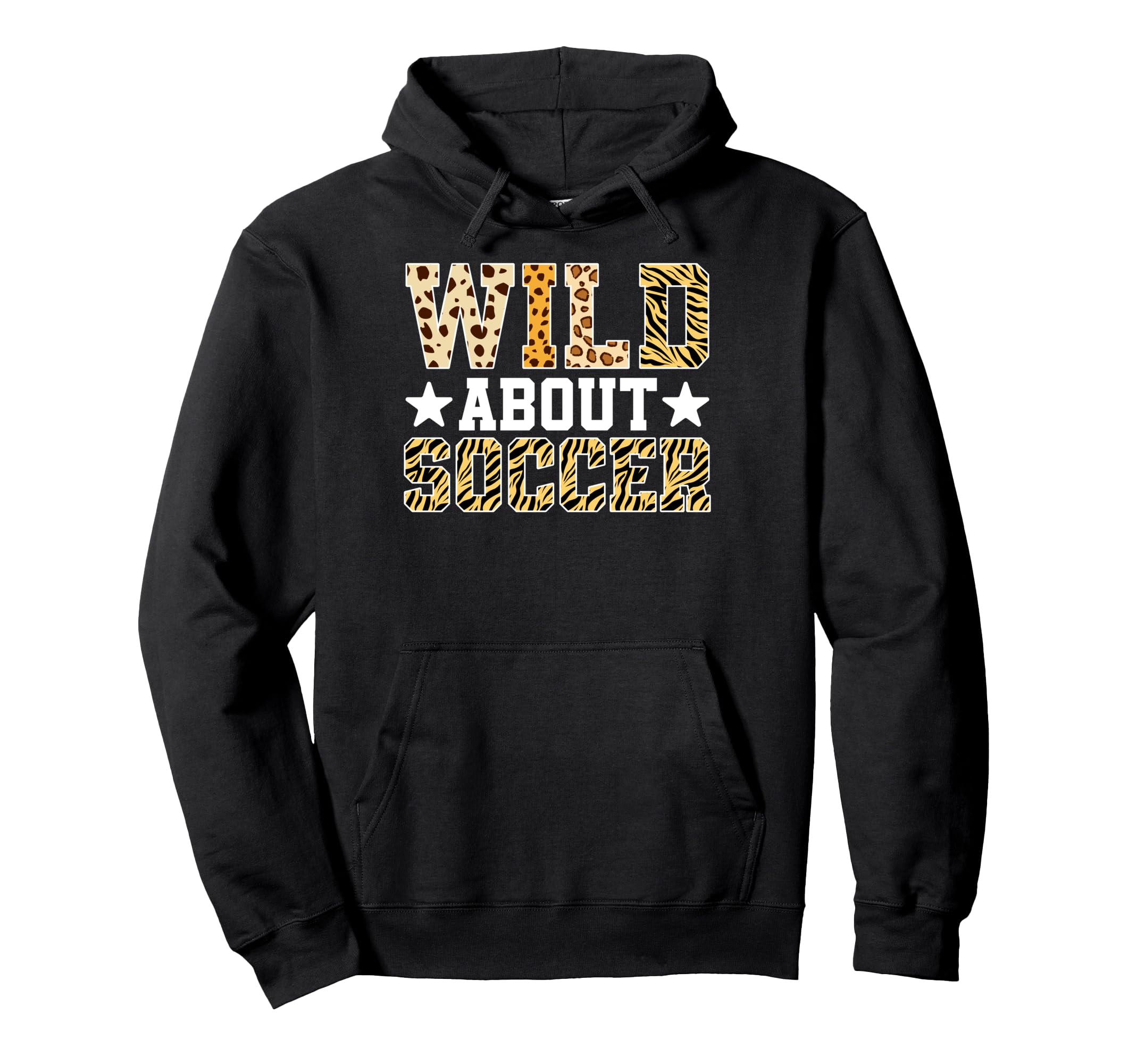 Wild About Soccer Sports Player Champion Hoodie - Minimalist Print Unisex