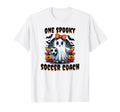 One Spooky Soccer Coach Halloween T-Shirt - Fun Novelty Design for Adults