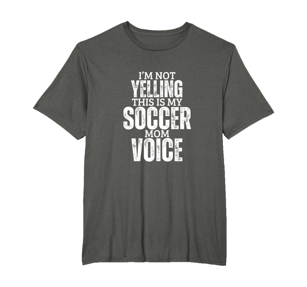 Soccer Mom Voice Funny Mother Soccer T-Shirt - Custom Art Print Men Women