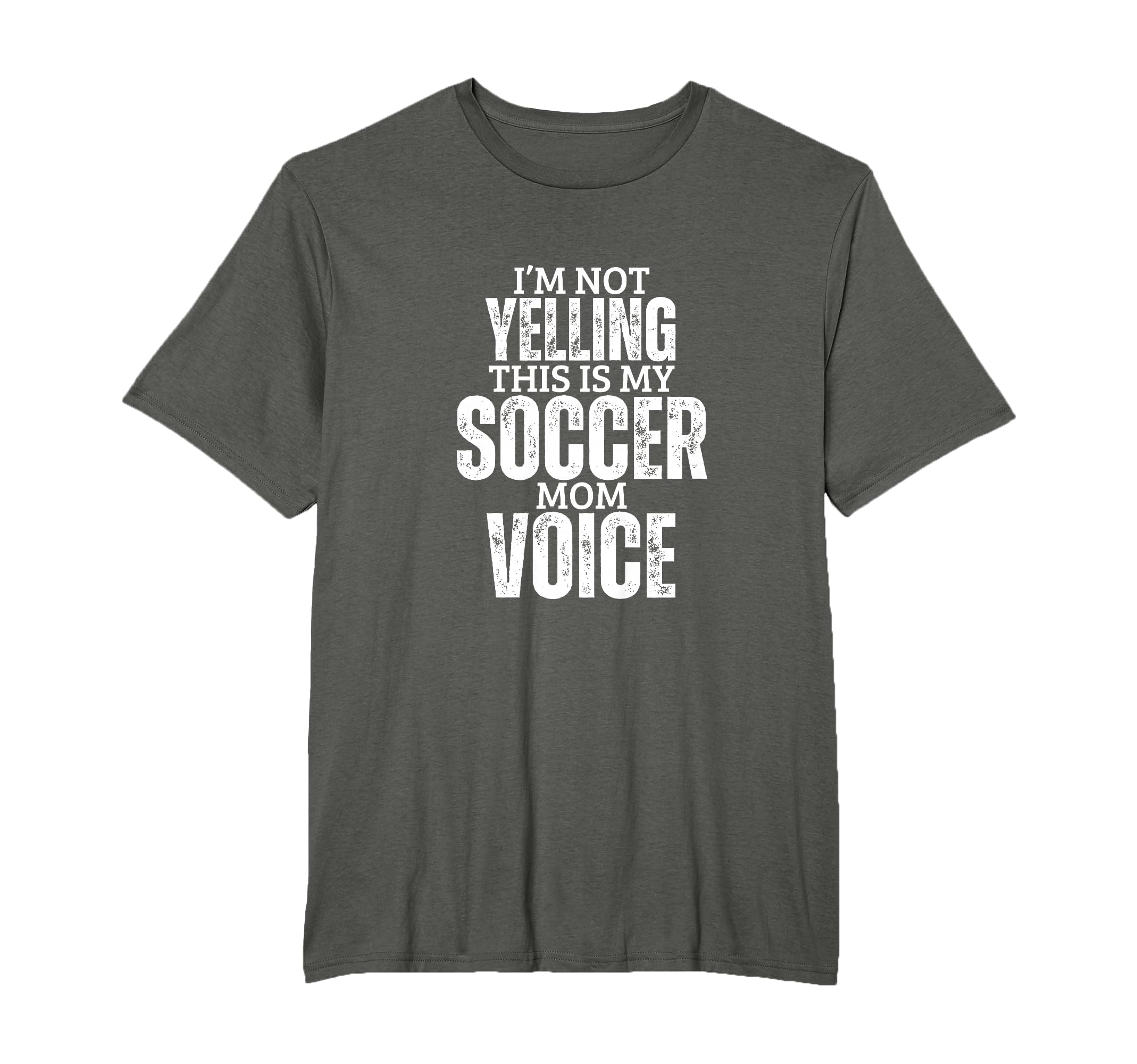 Soccer Mom Voice Funny Mother Soccer T-Shirt - Custom Art Print Men Women
