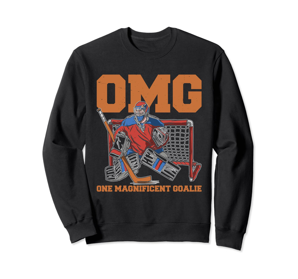 Hockey Goalie Goalkeeper Ice Sweatshirt - Streetwear Style for Adults