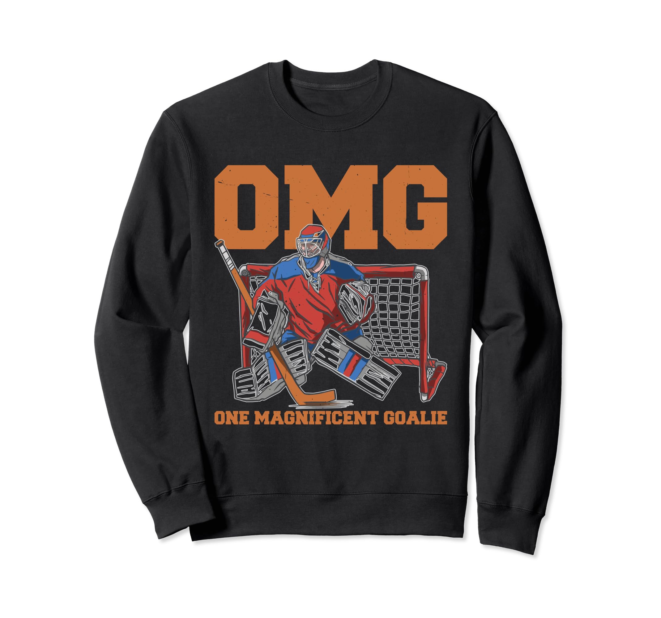 Hockey Goalie Goalkeeper Ice Sweatshirt - Streetwear Style for Adults