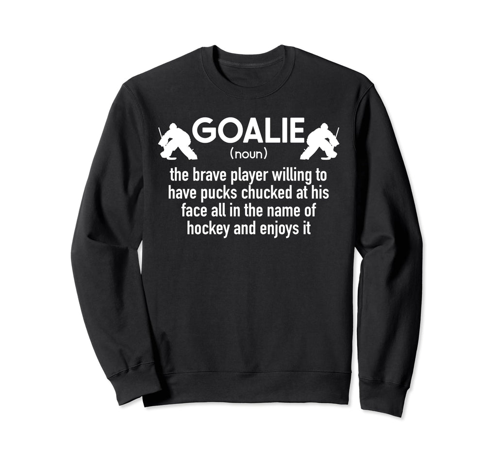 Ice Hockey Goalie Ice Hockey Sweatshirt - Custom Art Print Men Women