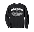 Ice Hockey Goalie Ice Hockey Sweatshirt - Custom Art Print Men Women