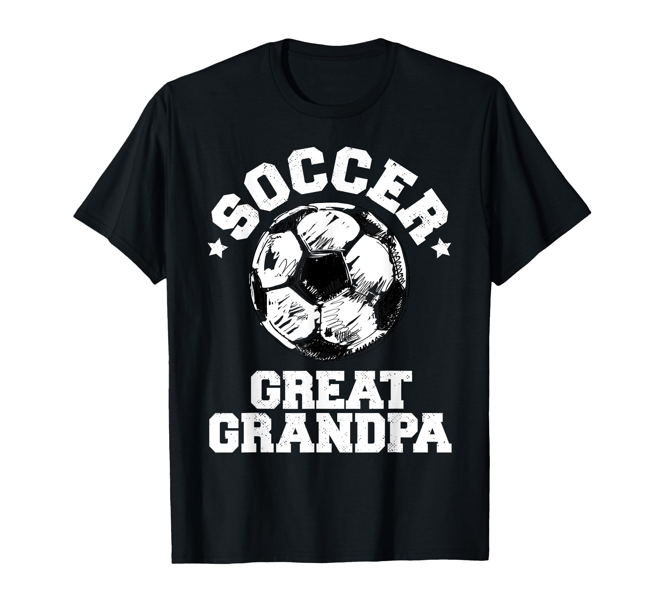 Soccer Great Grandpa Soccer Ball T-Shirt - Graphic Print Men Women