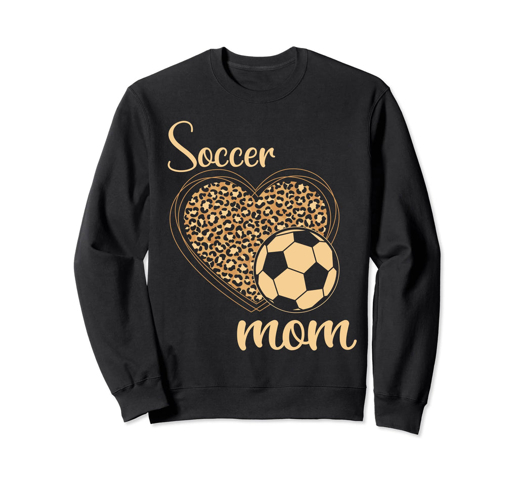 Leopard Soccer Mother Sweatshirt - Unique Graphic Men Women