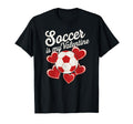 Soccer Is My Valentine Funny Love T-Shirt - Trendy Graphic Unisex