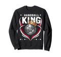 I Love Handball Player Sports Sweatshirt - Fun Novelty Design Men Women