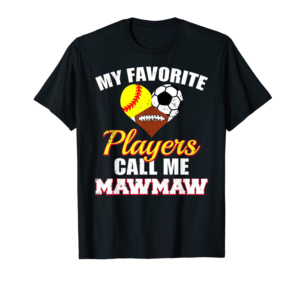 My Favorite Players Softball T-Shirt - Casual Everyday Wear Men Women