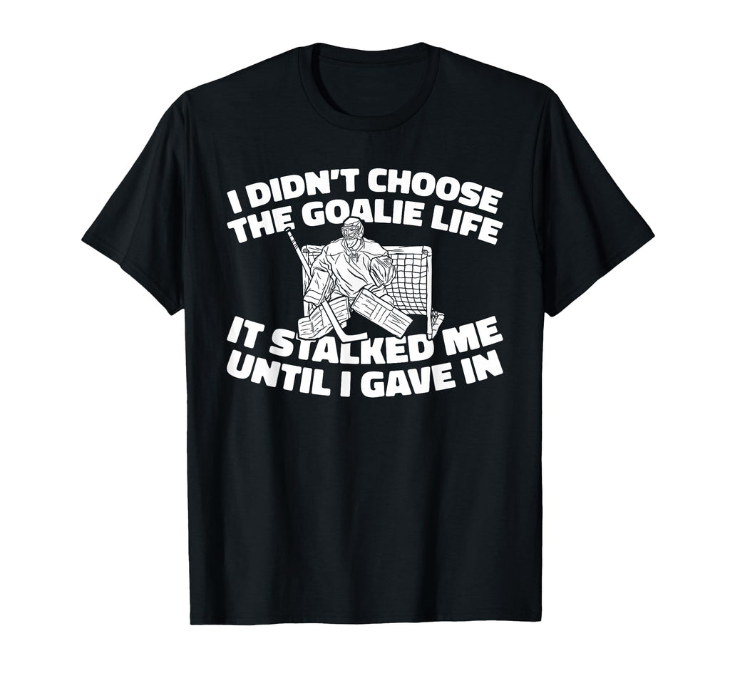 Hockey Goalkeeper Ice Hockey Goalie T-Shirt - Custom Art Print Men Women
