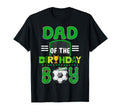 Dad Birthday Soccer Goal Family T-Shirt - Minimalist Print for Adults