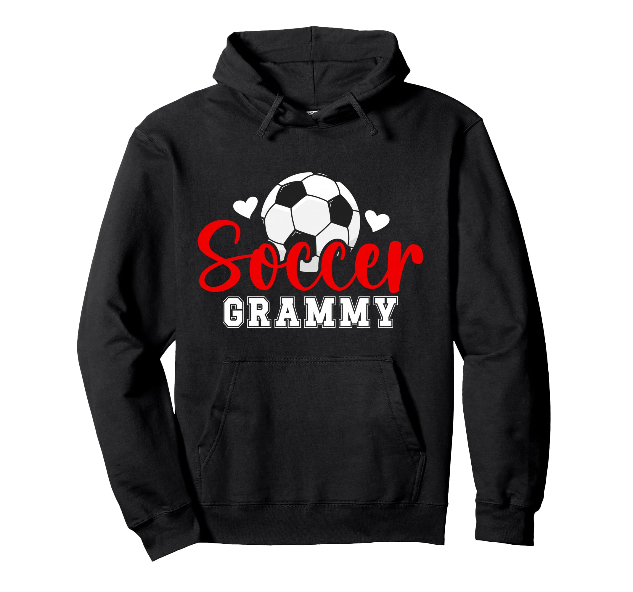 Soccer Grammy Grandma Grammy Soccer Hoodie - Fun Novelty Design for Adults