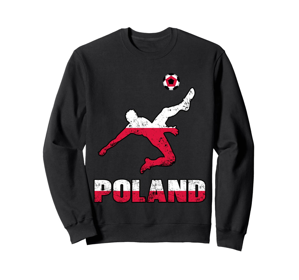 Poland Football Soccer Game Player Sweatshirt - Custom Art Print Unisex