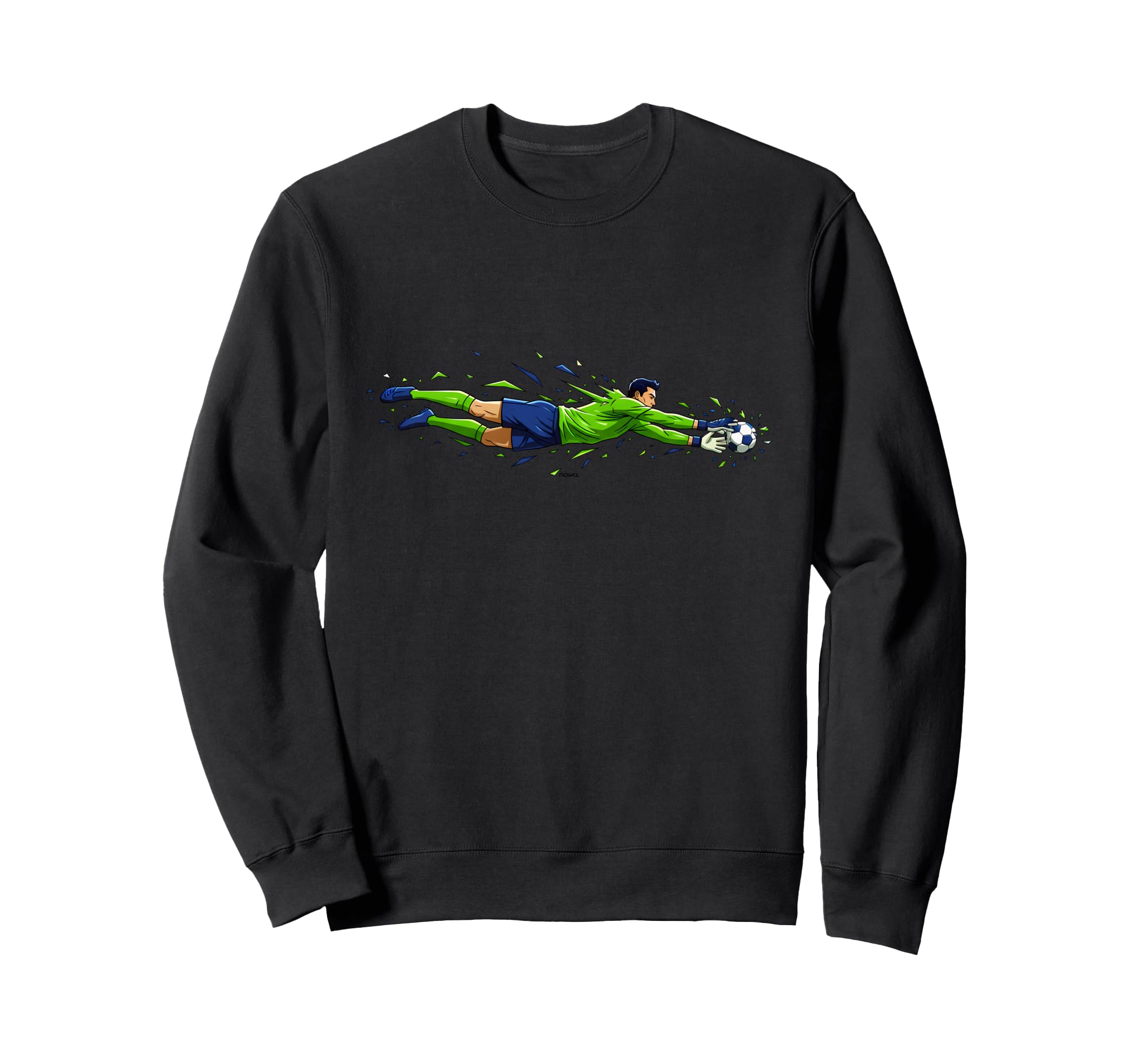 Football Soccer Goalkeeper Safe Comic Sweatshirt - Graphic Print for Adults
