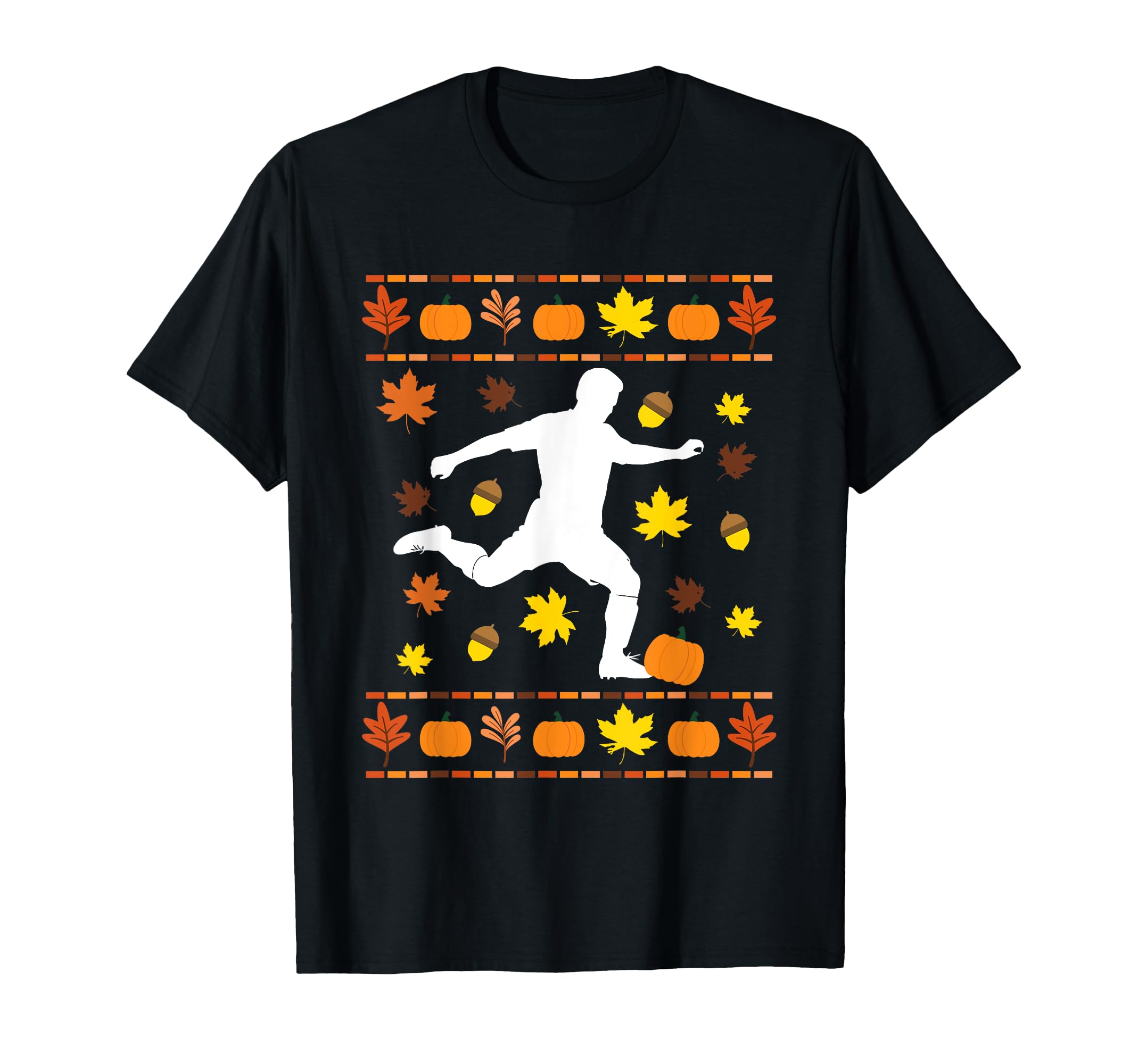 Soccer Player Autumn Fall Season T-Shirt - Streetwear Style Men Women