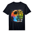 I Know I Play Like Try To Keep Up Funny T-Shirt - Minimalist Print Unisex