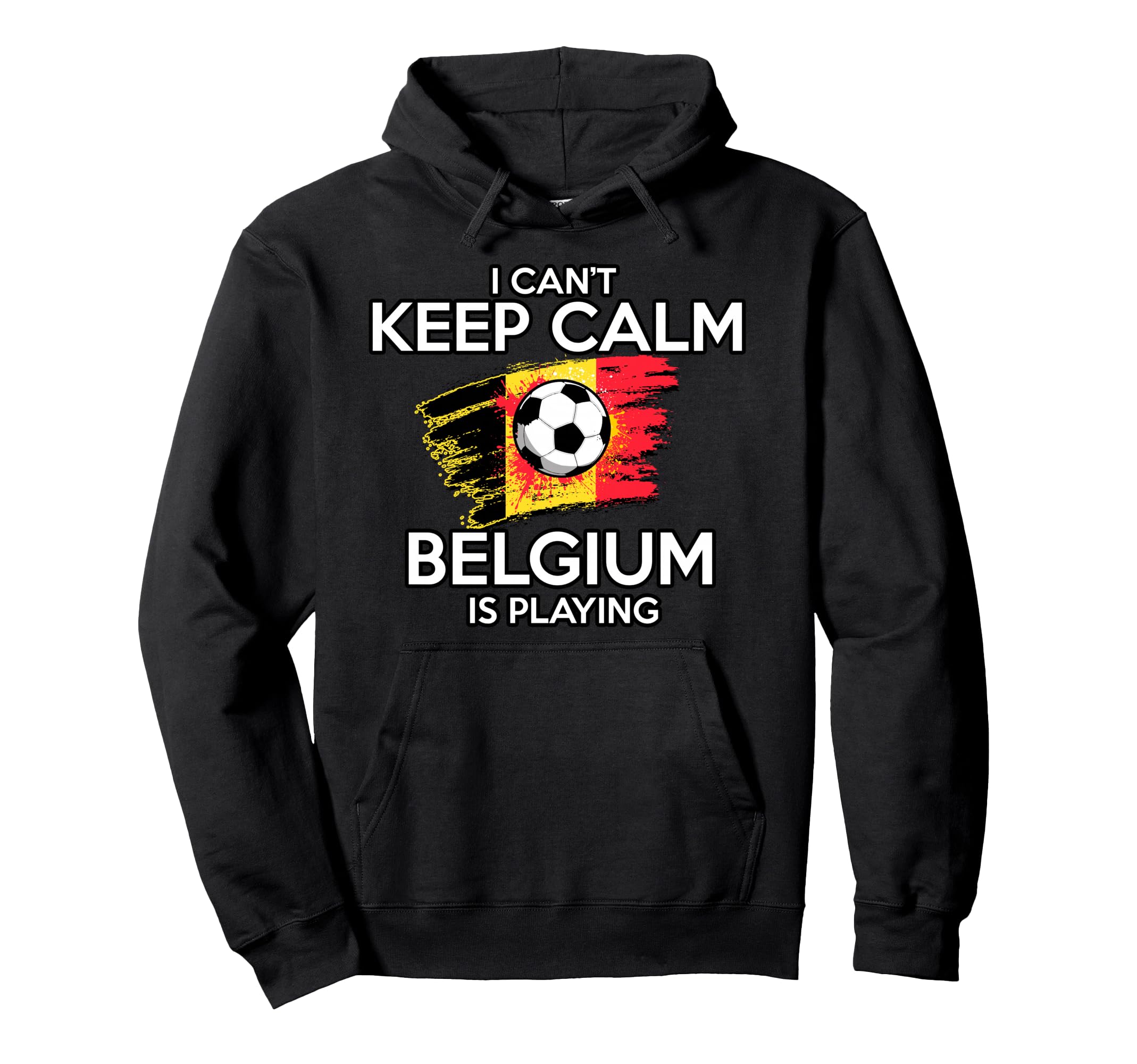 Belgium Football Fan Soccer Game Player Hoodie - Graphic Print Men Women