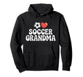 Proud Soccer Grandma Family Sport Hoodie - Casual Everyday Wear for Adults