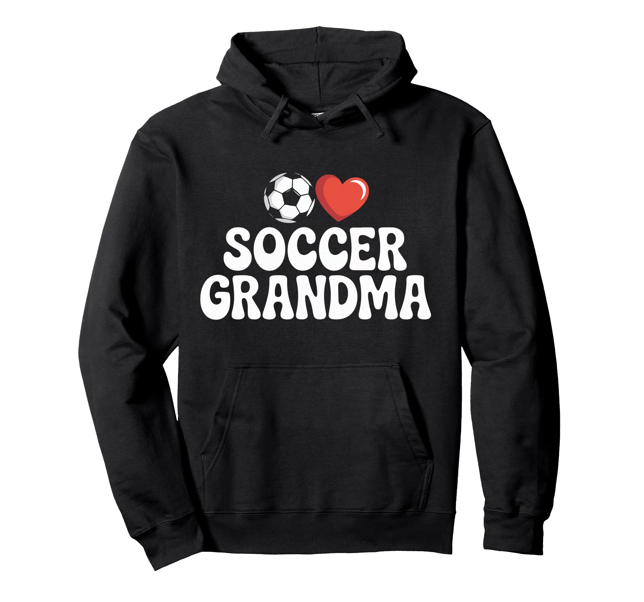 Proud Soccer Grandma Family Sport Hoodie - Casual Everyday Wear for Adults