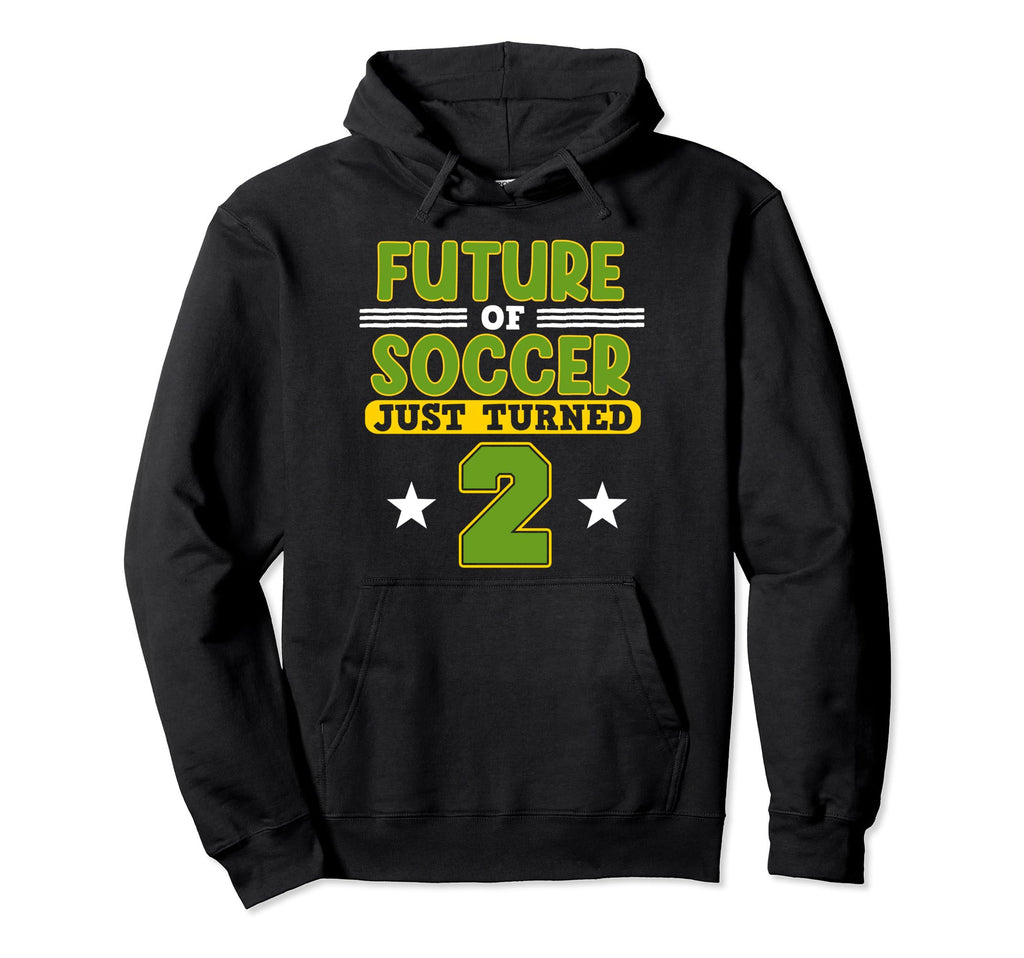 Future Soccer 2Nd Birthday Sports Player Hoodie - Streetwear Style Unisex