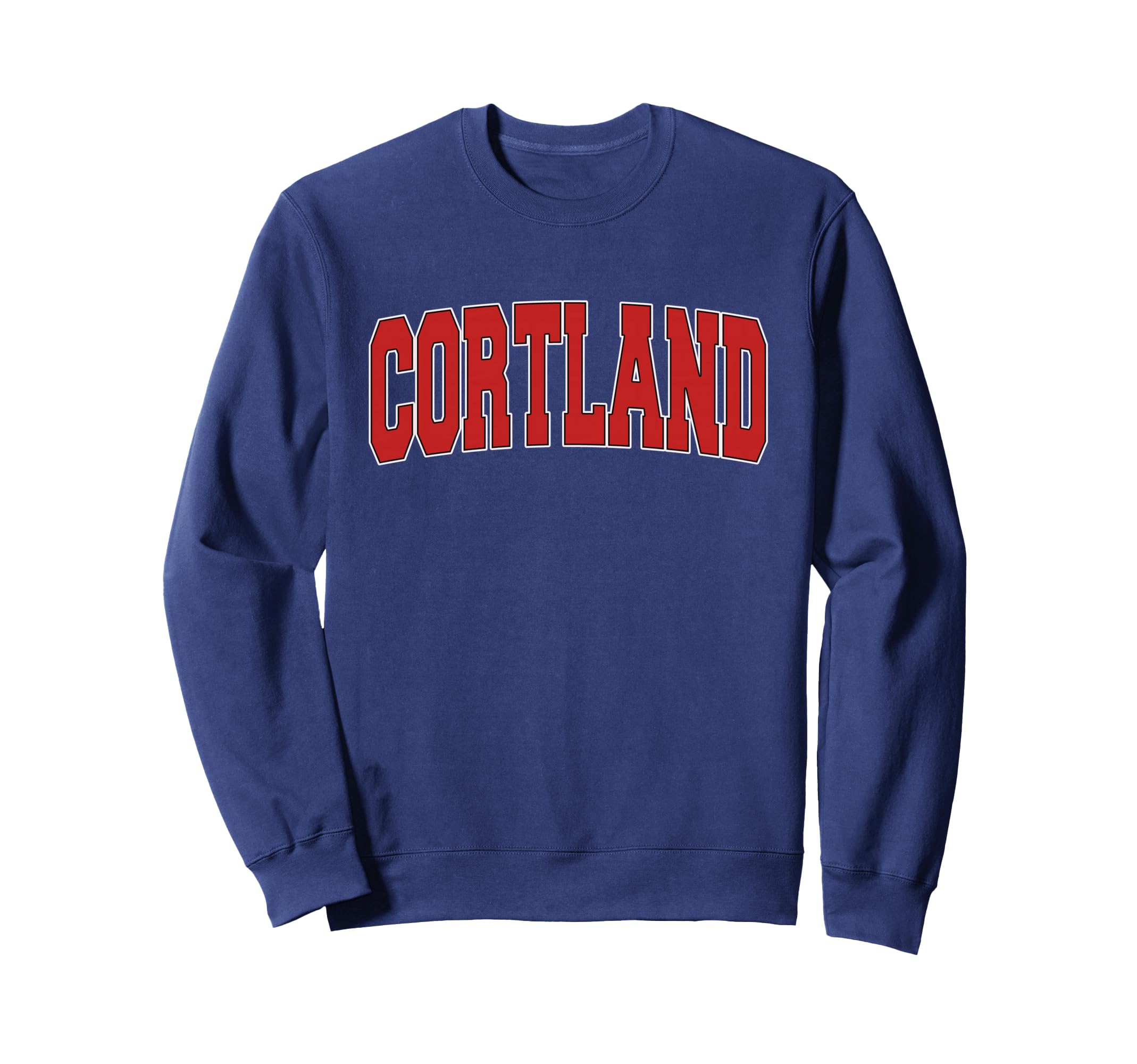 Cortland Ny New York Varsity Usa Sweatshirt - Fun Novelty Design Unisex