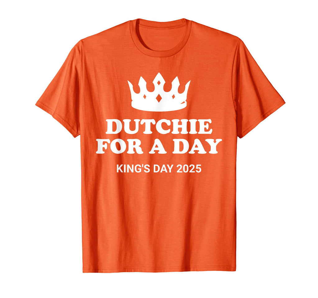 Dutch Koningsdag Kings Day Funny 2025 T-Shirt - Fun Novelty Design Unisex
