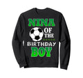 Nina Birthday Soccer Stars Sweatshirt - Fun Novelty Design for Adults