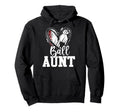 Ball Aunt Baseball Soccer Aunt Hoodie - Trendy Graphic Unisex