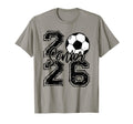 Senior 2026 Soccer Player Heart T-Shirt - Fun Novelty Design for Adults