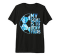 Funny Goalkeeper Soccer Goalie My T-Shirt - Custom Art Print Men Women