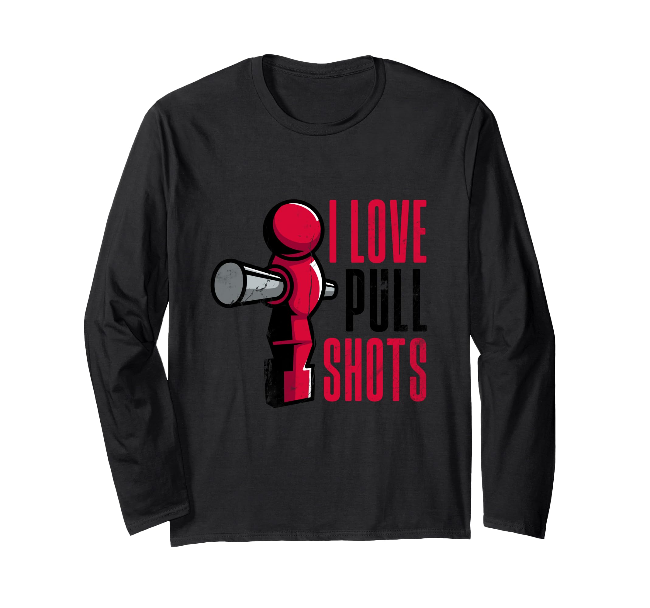 I Love Pull Shots Funny Foos Table Hoodie - Minimalist Print Unisex