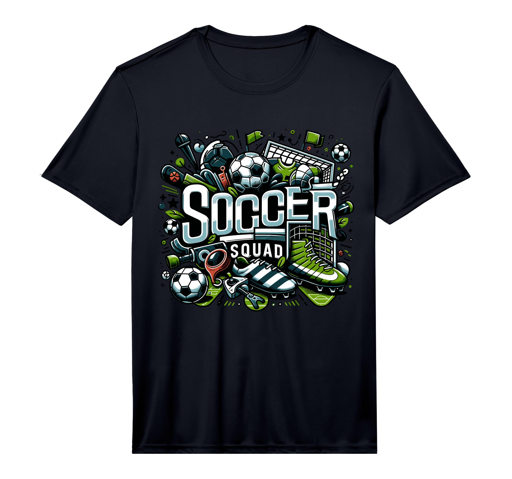 Soccer Squad Soccer Soccer Players T-Shirt - Custom Art Print Unisex