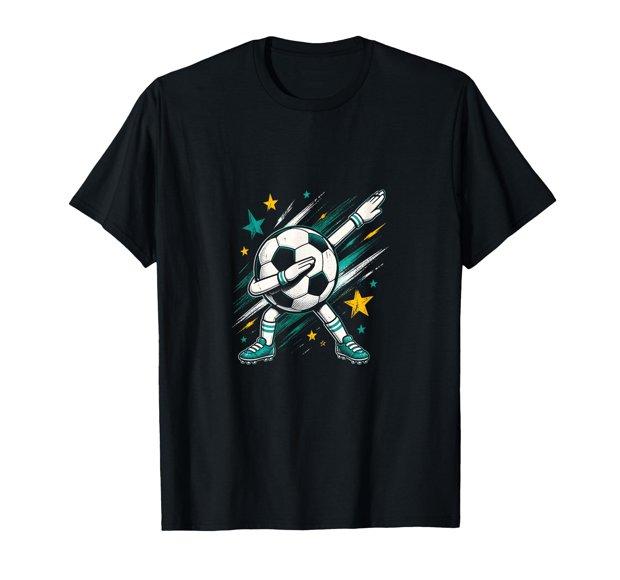 Dabbing Soccer Ball T-Shirt - Unique Graphic Men Women
