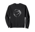 Basketball Silhouette Basketball Sweatshirt - Novelty Apparel Men Women
