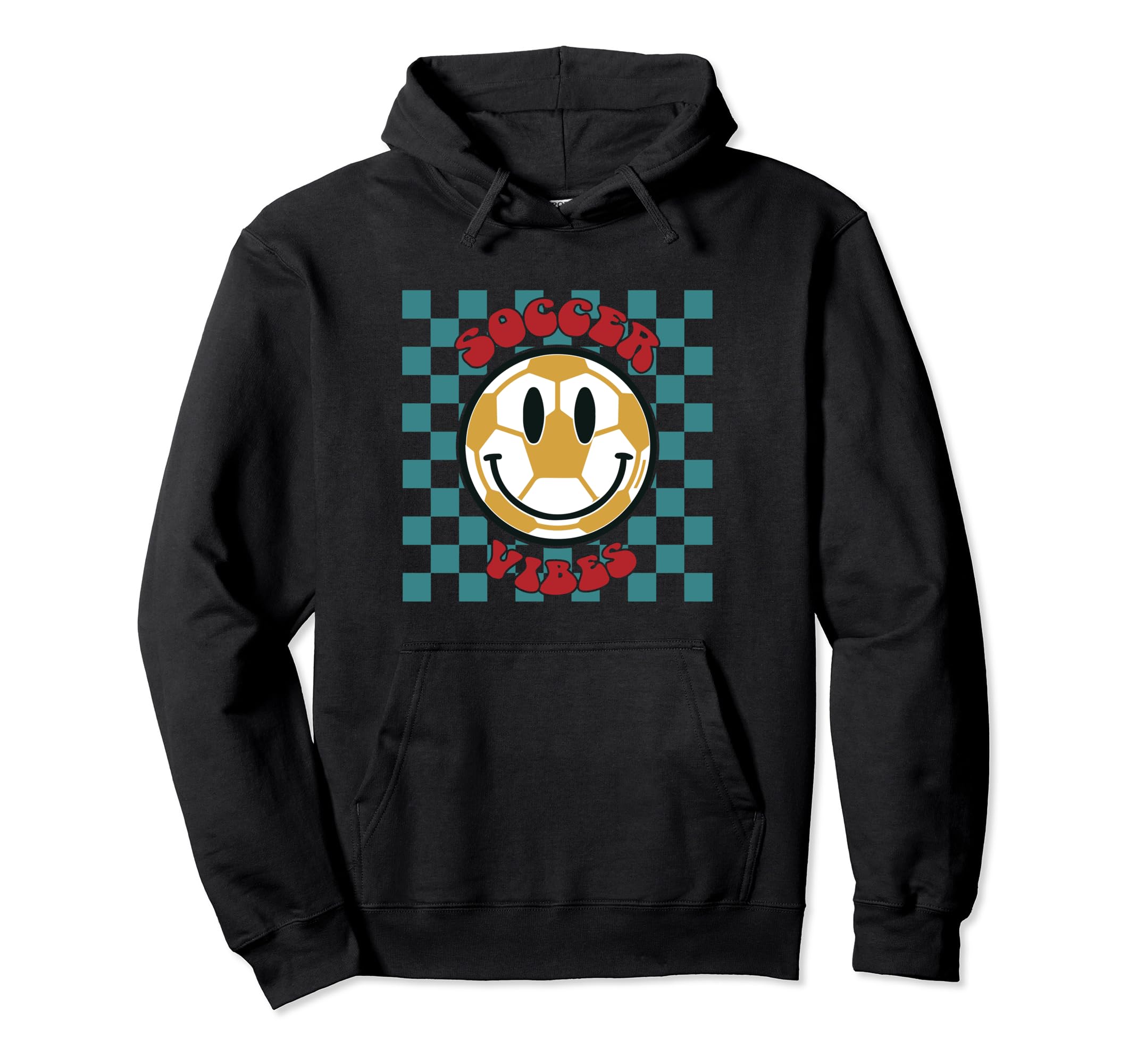 Soccer Vibes Lover Fan Birthday Mom Sport Hoodie - Minimalist Print Unisex