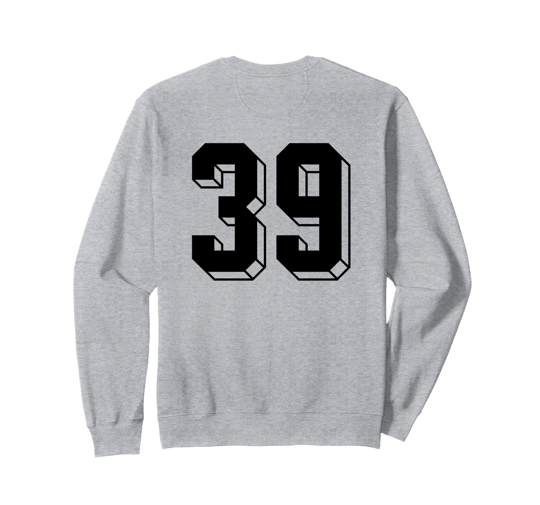Number 39 Backside 80S 90S Sweatshirt - Casual Everyday Wear Men Women